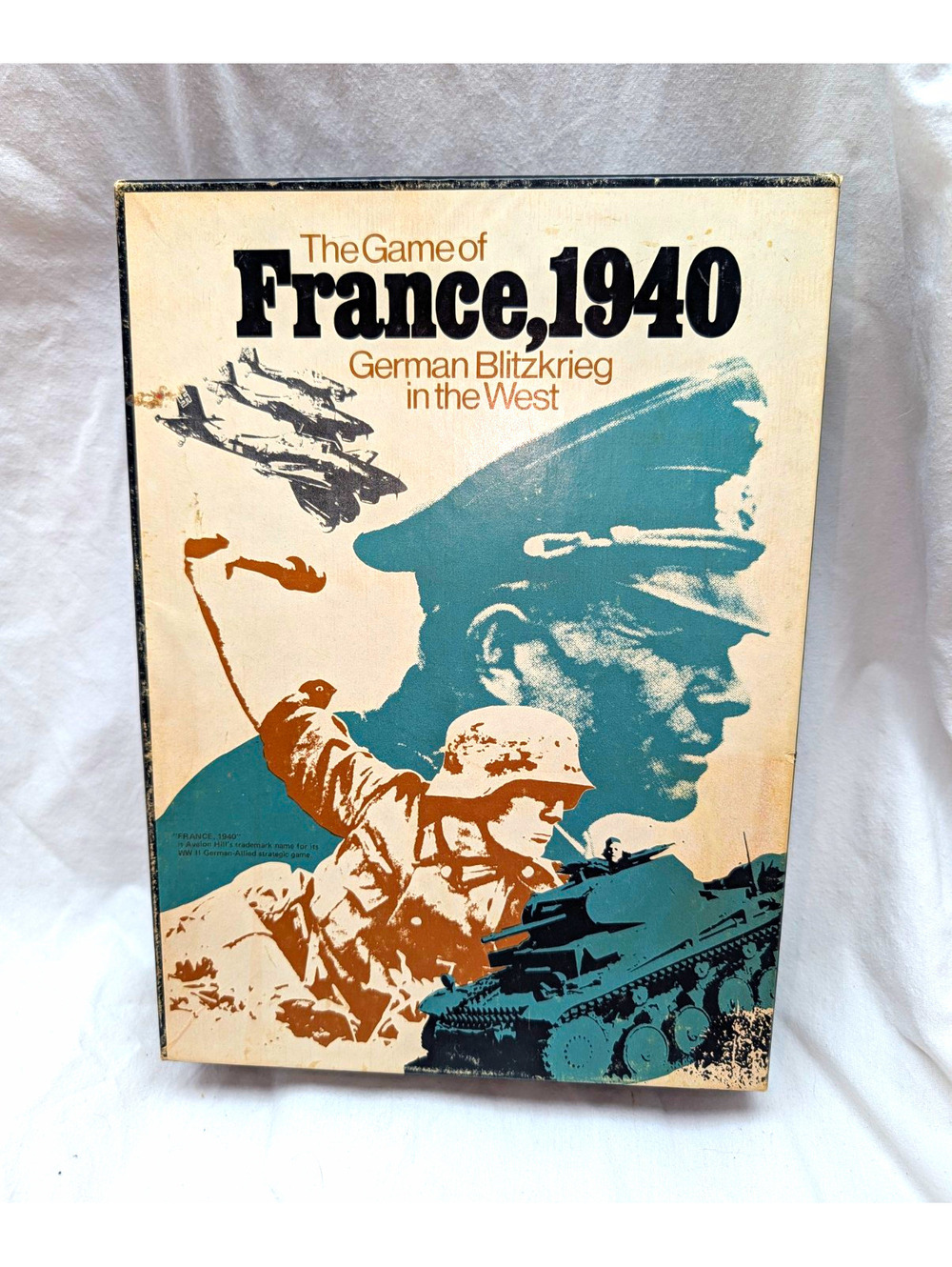 1972 -The Game Of France 1940 German Blitzkrieg In The West-Bookcase Board Game
